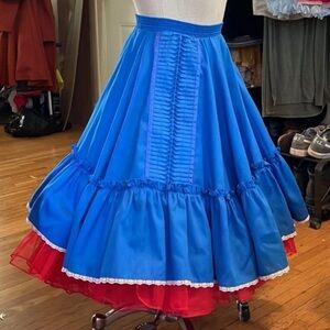 Vintage unique square dancing skirt Rockmount Ranch wear Women's medium